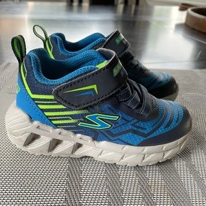 LAST CHANCE Baby boy Skechers light-up shoes